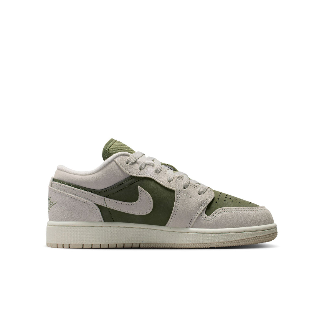 Air Jordan 1 Low SE GS (Medium Olive/LT Orewood)