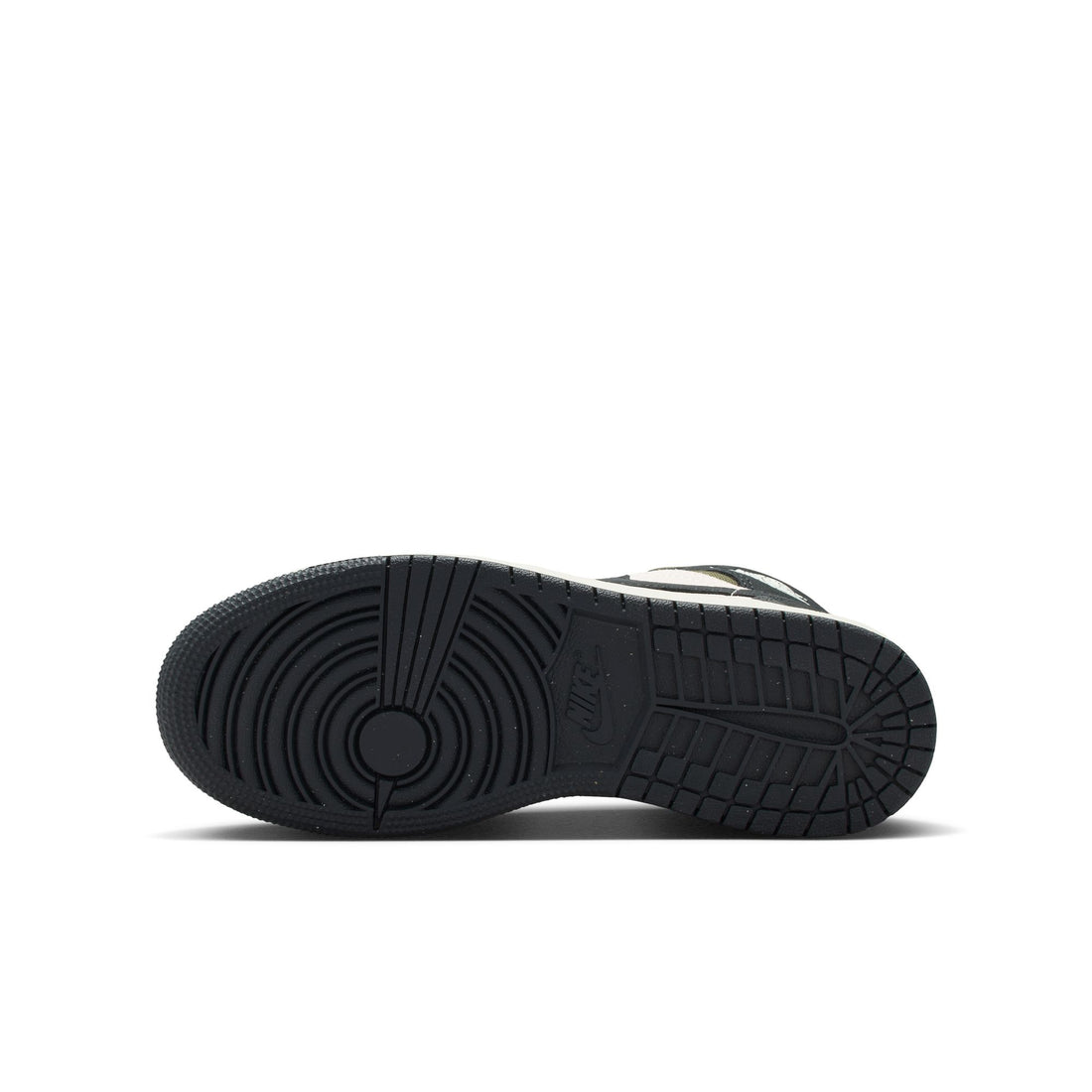 Air Jordan 1 Mid SE GS (LT Orewood Brn/Off Noir)
