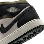 Air Jordan 1 Mid SE GS (LT Orewood Brn/Off Noir)