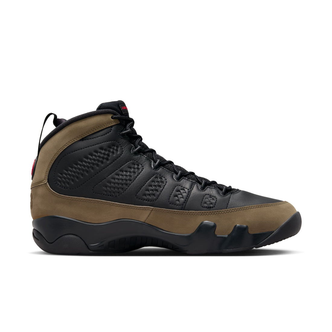 Air Jordan 9 Retro (Black/True Red/Light Olive)