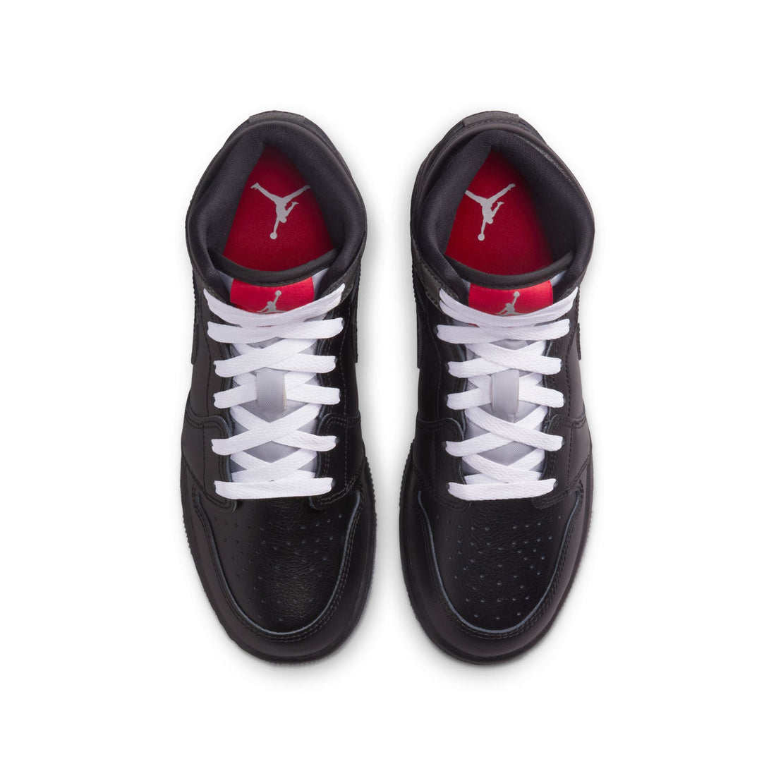 Air Jordan 1 Mid BG (Black/Black/White/Wolf Grey)