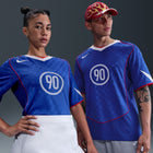 Nike Total 90 Dri-FIT Soccer Jersey (Blue/White/Red)