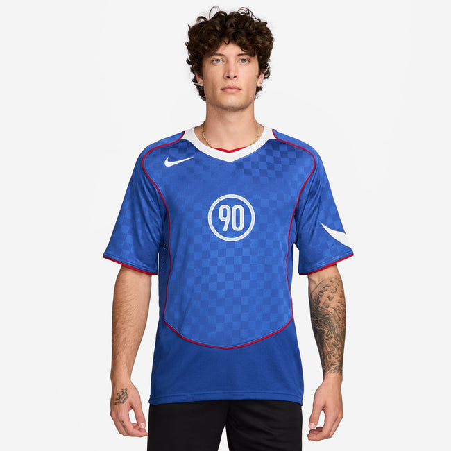 Nike Total 90 Dri-FIT Soccer Jersey (Blue/White/Red)