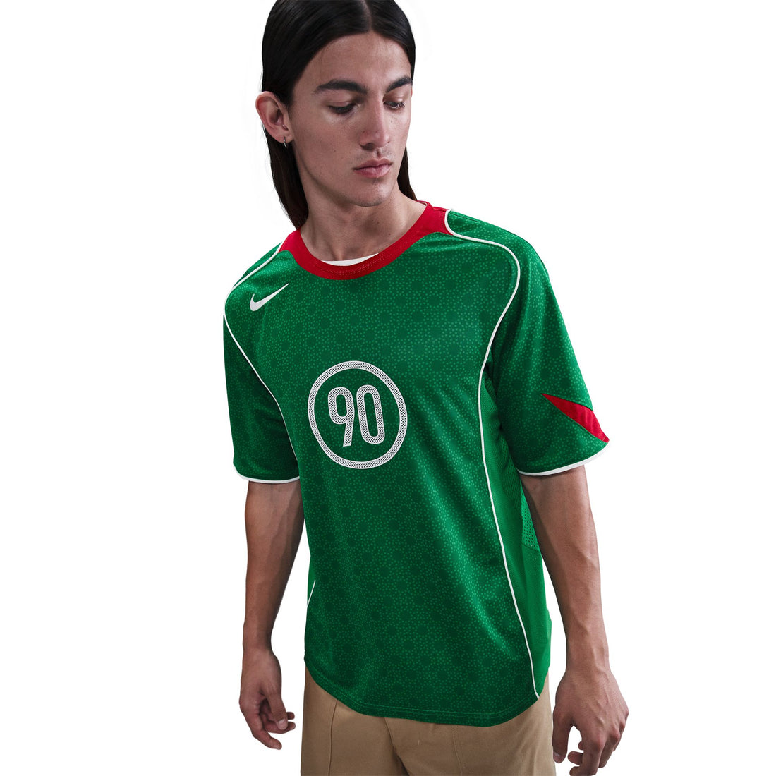 Nike Total 90 Dri-FIT Soccer Jersey (Green/Red/White)