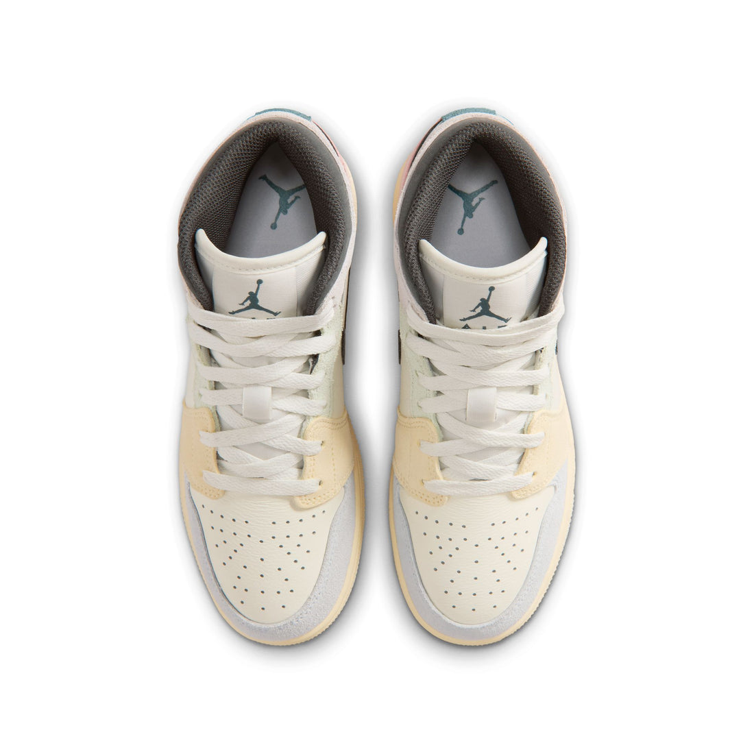 Air Jordan 1 Mid SE GS (Sail/Iced Jade/Anthracite)