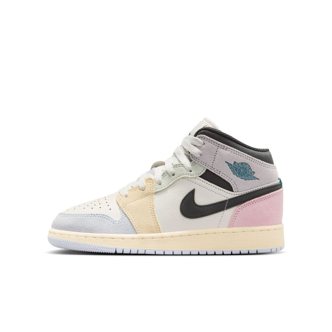 Air Jordan 1 Mid SE GS (Sail/Iced Jade/Anthracite)
