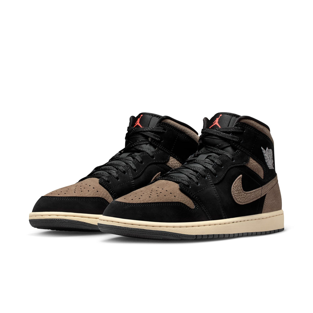 Air Jordan 1 Mid SE (Black/Olive Grey/LT Wild Mango)