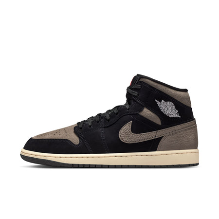 Air Jordan 1 Mid SE (Black/Olive Grey/LT Wild Mango)