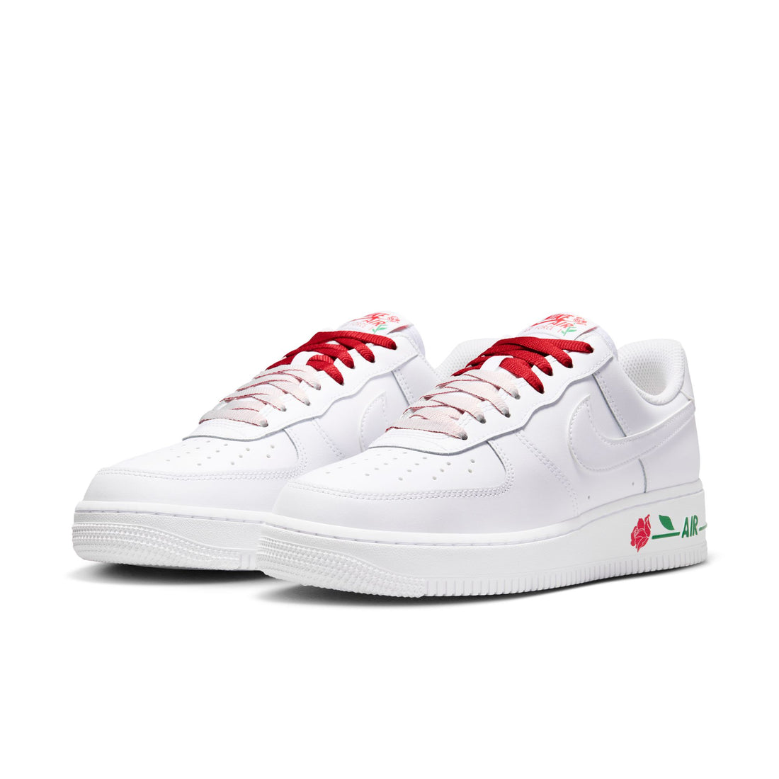 WMNS Nike Air Force 1 '07 SE (White/White/Sport Red)