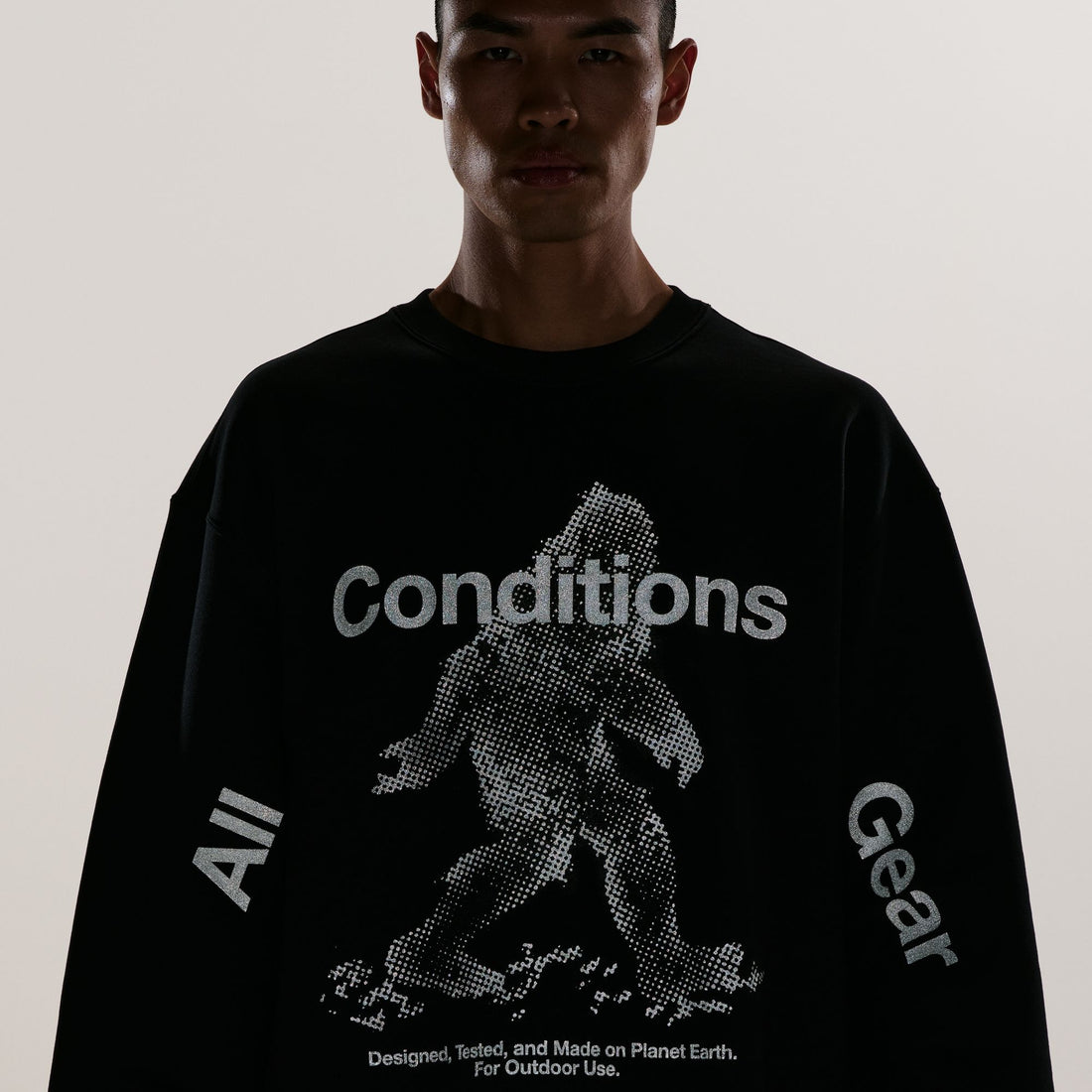 Nike ACG "Tuff Fleece" Therma-FIT Pullover Crewneck Sweatshirt (Black)