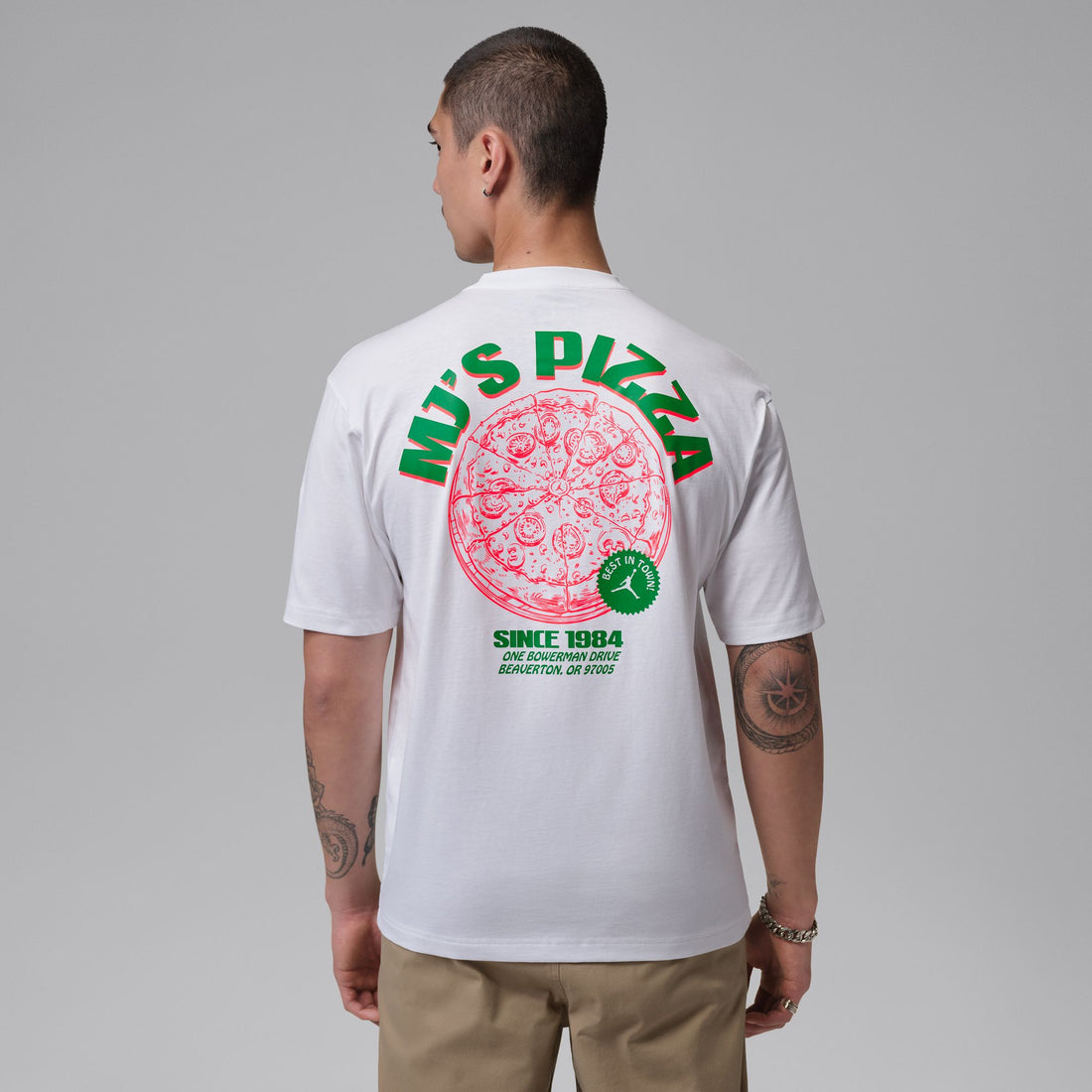 Air Jordan "MJ's Pizza" Graphic T-Shirt