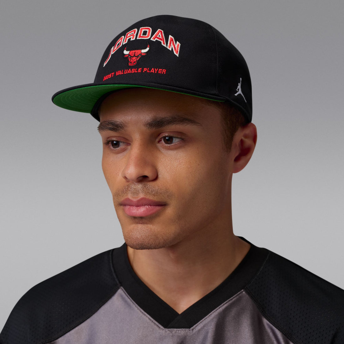 Air Jordan Pro Hat (BLACK/BLACK/KELLY GREEN/WHITE)