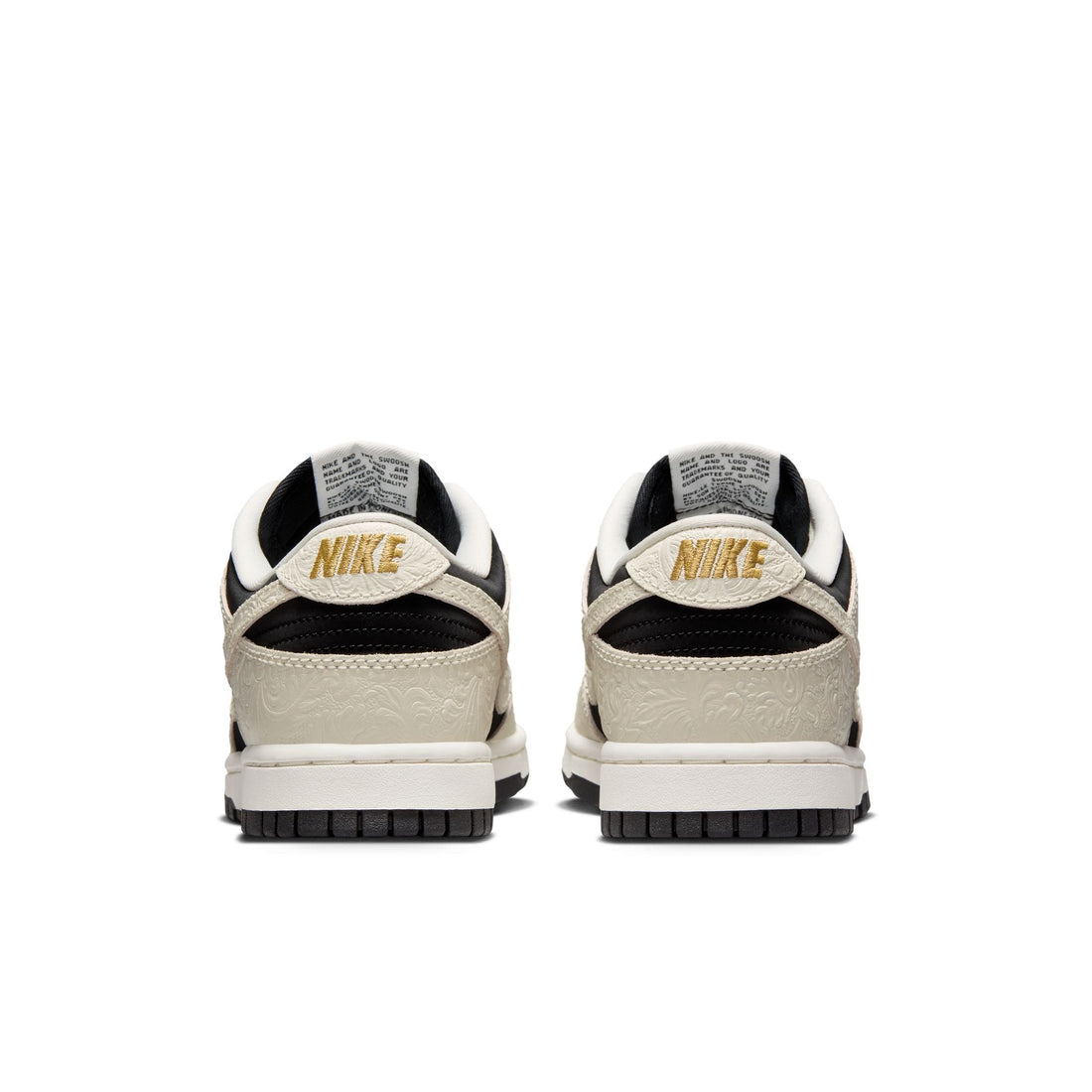 WMNS Nike Dunk Low (Black/Sail/Sail/Metallic Gold)