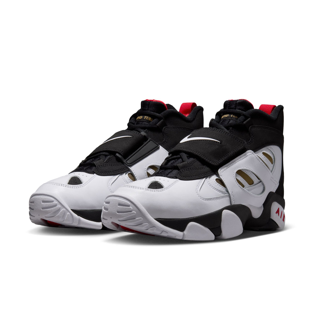 Nike Air Diamond Turf II (Black/White/Fire Red)