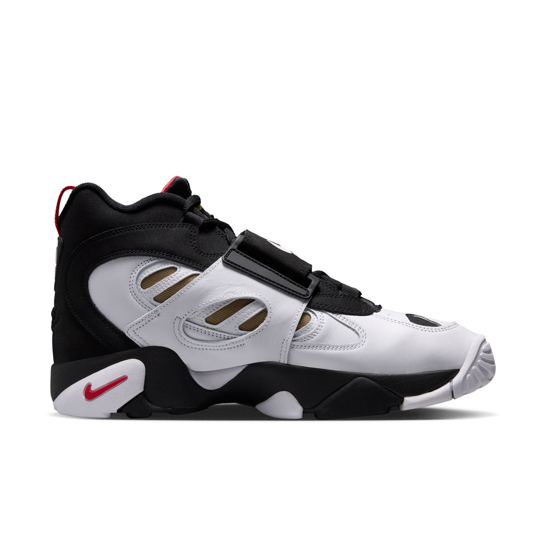 Nike Air Diamond Turf II (Black/White/Fire Red)