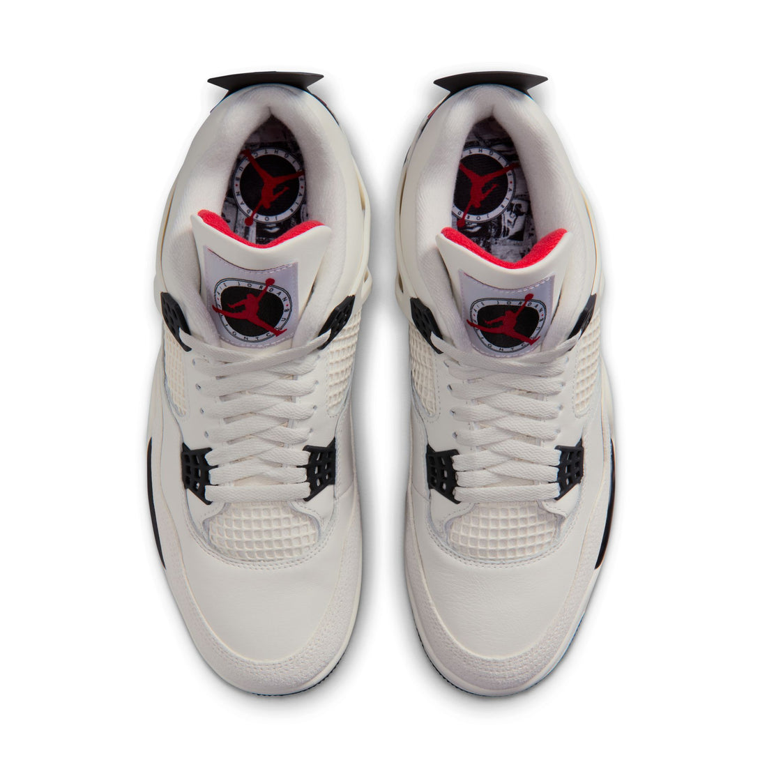 Air Jordan 4 Retro OG FC (Sail/Black/University Red)