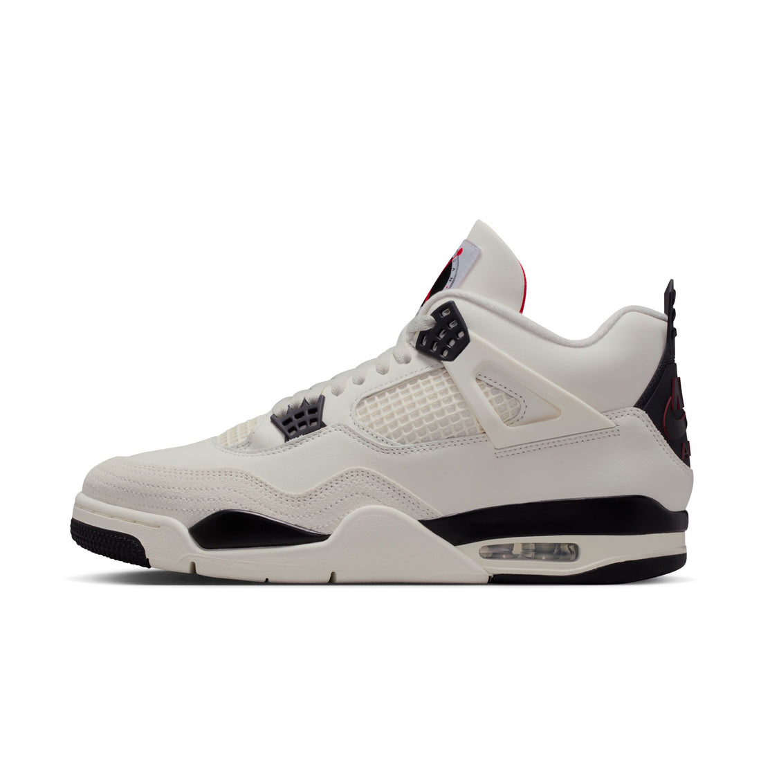 Air Jordan 4 Retro OG FC (Sail/Black/University Red)