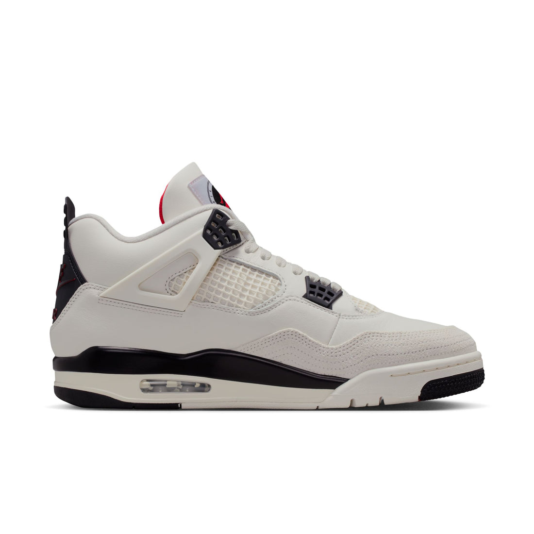 Air Jordan 4 Retro OG FC (Sail/Black/University Red)