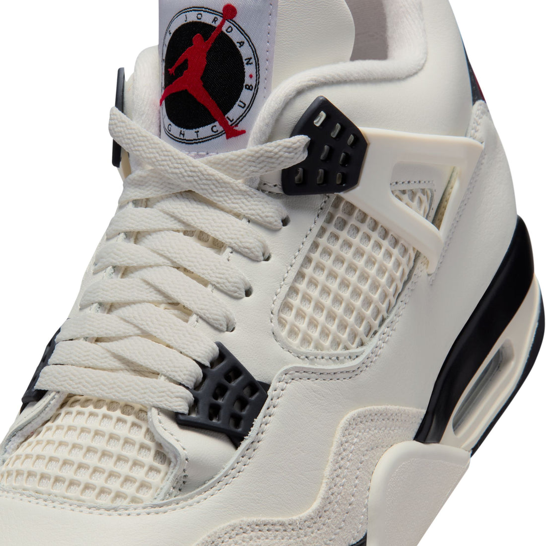 Air Jordan 4 Retro OG FC (Sail/Black/University Red)