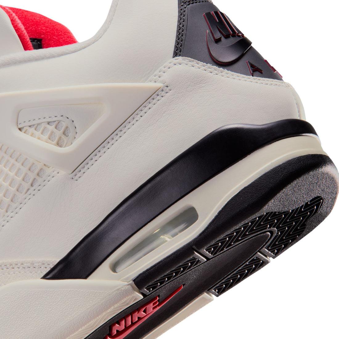 Air Jordan 4 Retro OG FC (Sail/Black/University Red)