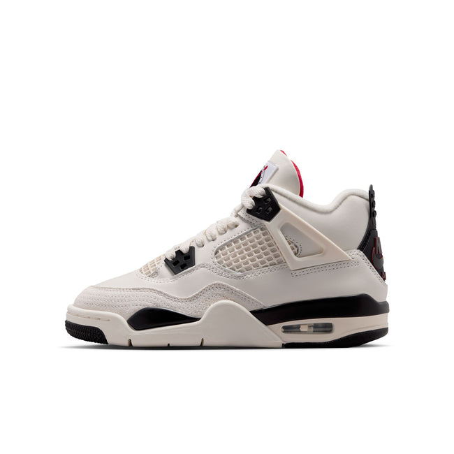 Air Jordan 4 Retro OG FC GS (Sail/Black/University Red)