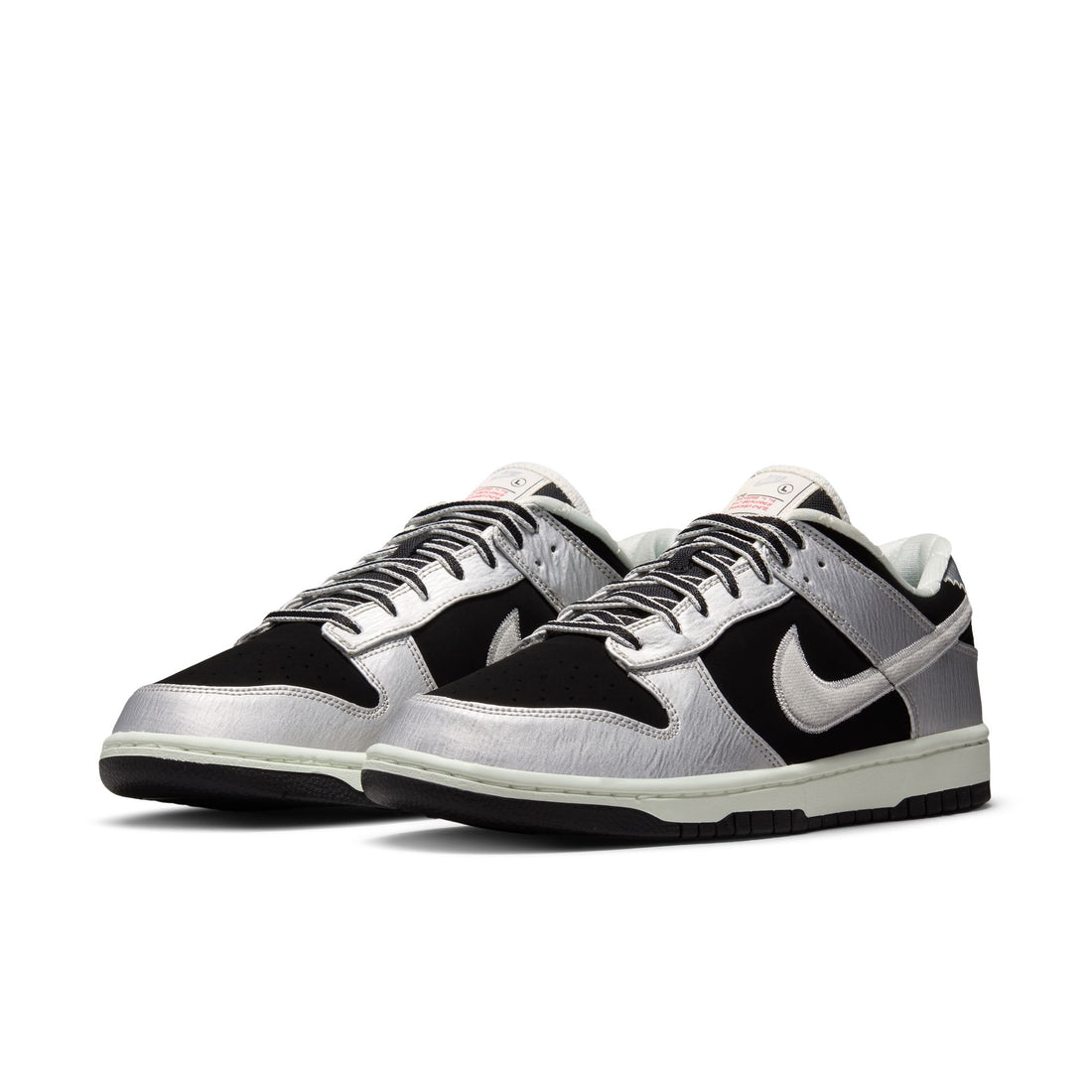 Nike Dunk Low Retro (Metallic Silver/Black)