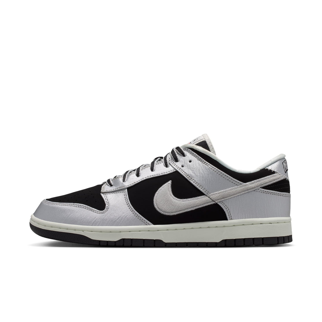 Nike Dunk Low Retro (Metallic Silver/Black)