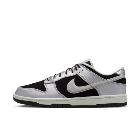 Nike Dunk Low Retro (Metallic Silver/Black)