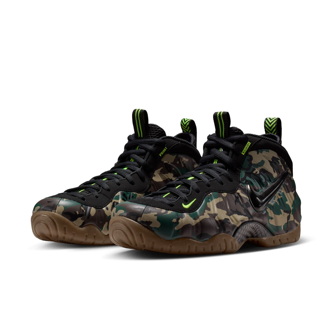 Nike Air Foamposite Pro Premium (Black/Voltage Green/Gum Dark Brown)