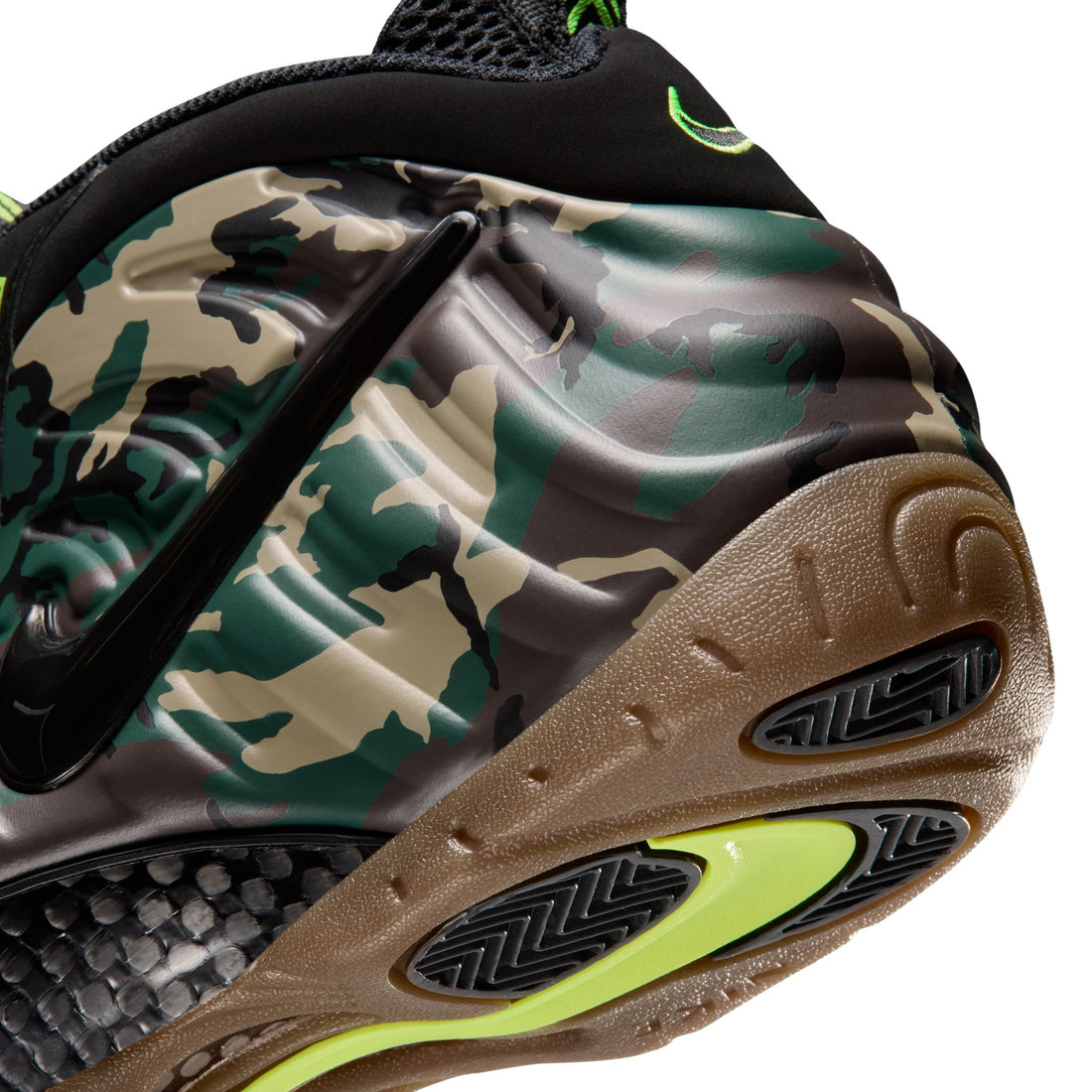 Nike Air Foamposite Pro Premium (Black/Voltage Green/Gum Dark Brown)