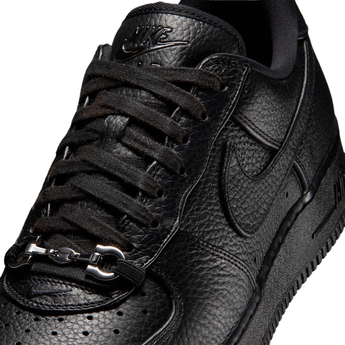Air Force 1 Low Retro PRM (Black/Black/Metallic Silver)