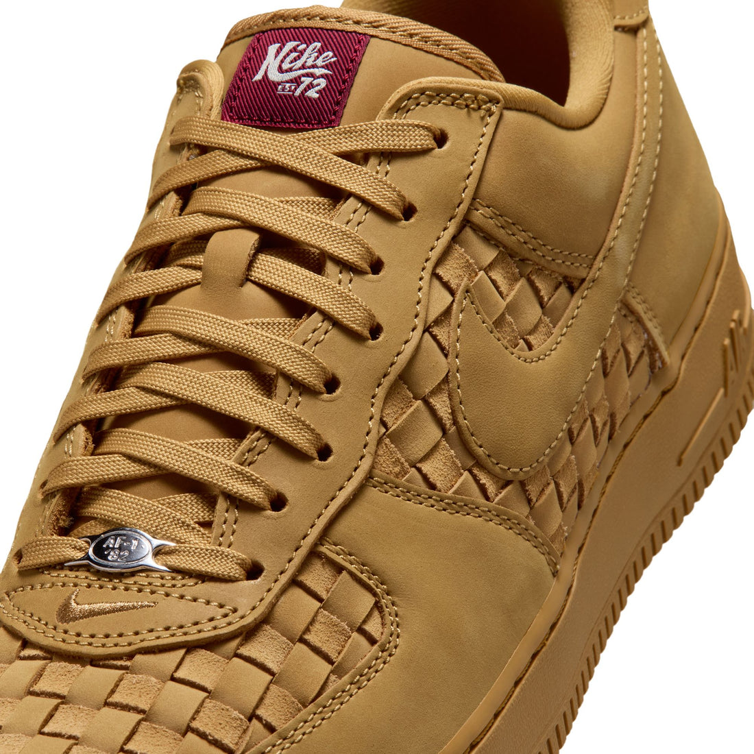 Nike Air Force 1 Retro PRM ESS (Wheat/Wheat/Sail/Team Red)
