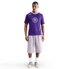 Nike Total 90 Dri-FIT Short Sleeve Soccer Top (Purple/White/Red)