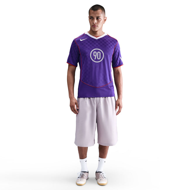 Nike Total 90 Dri-FIT Short Sleeve Soccer Top (Purple/White/Red)