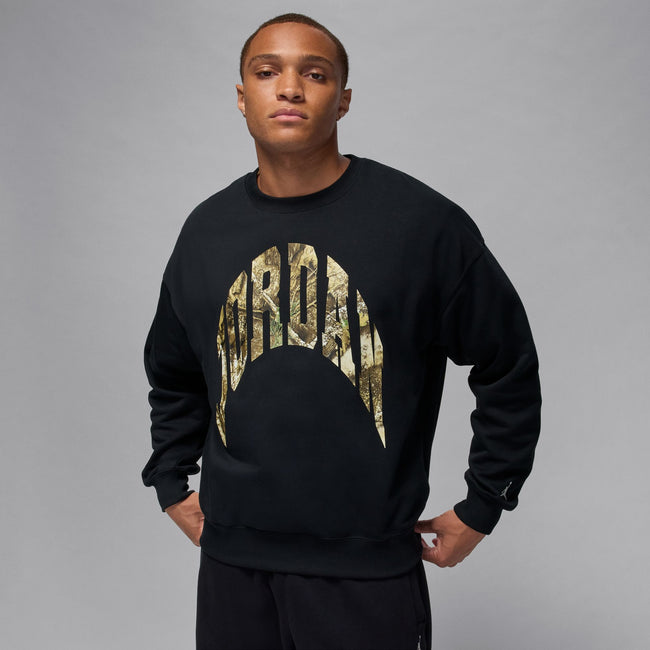 Air Jordan Brooklyn Realtree French Terry Crewneck (Black)