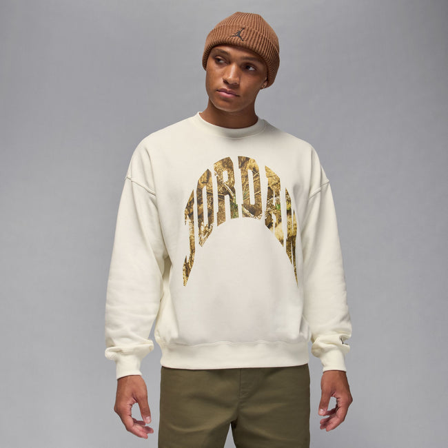 Air Jordan Brooklyn Realtree French Terry Crewneck (Cream)