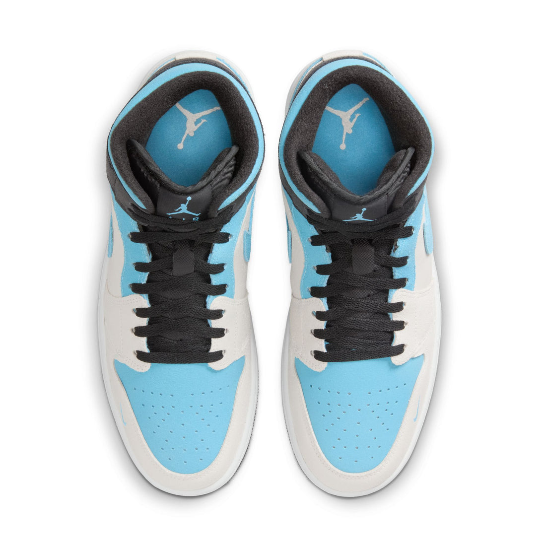 Air Jordan 1 Mid SE (Summit White/Blue Chill/Black)