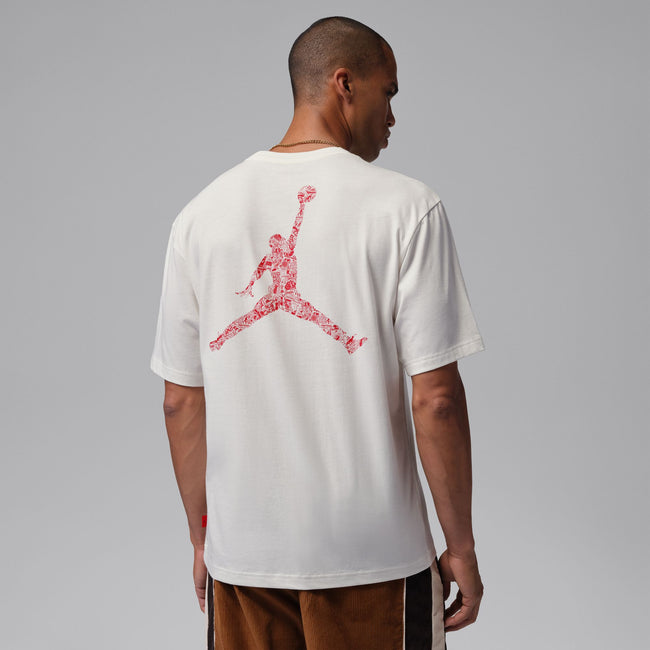 Air Jordan Laser Brooklyn Tee (Sail/Red)