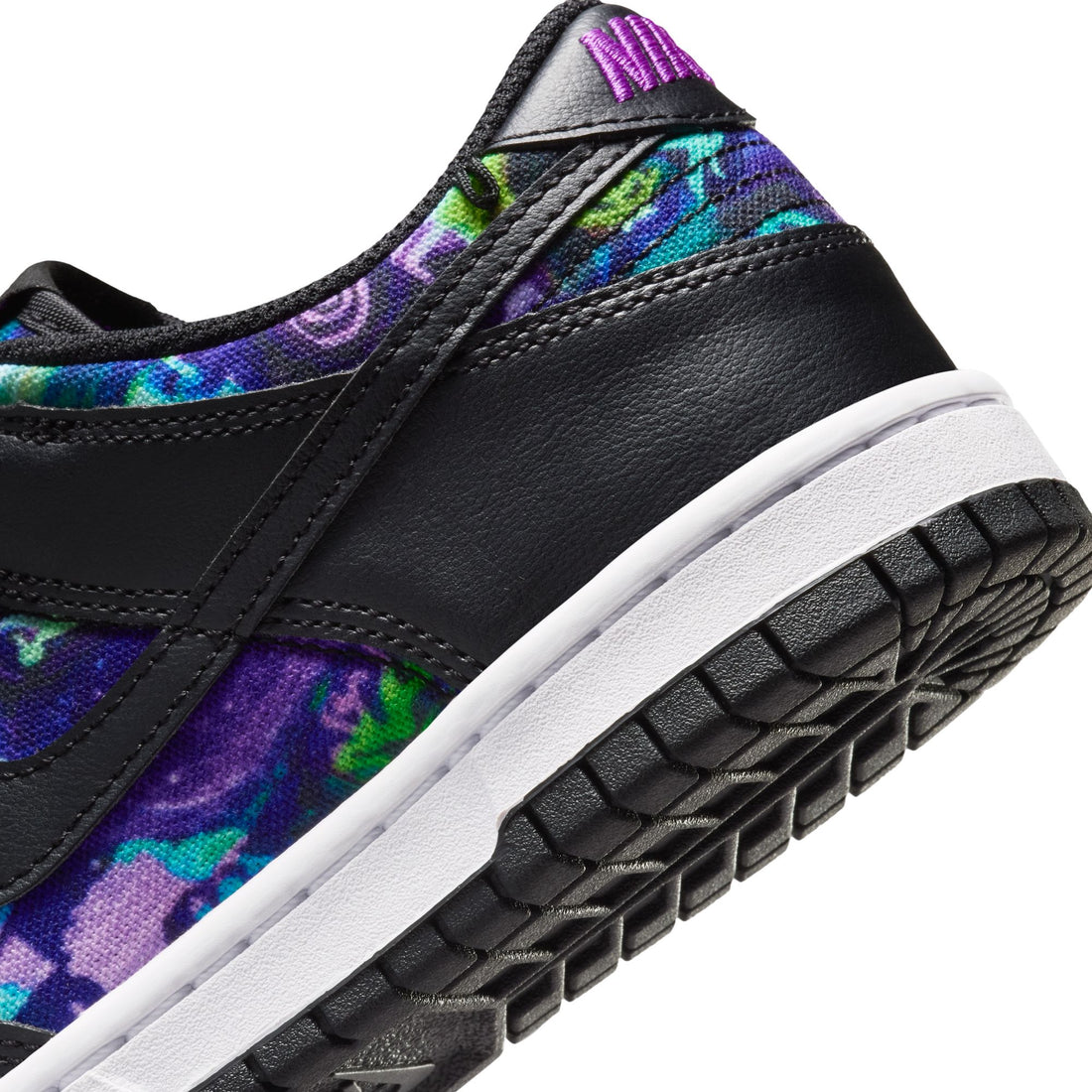 Nike Dunk Low GS (MULTI-COLOR/BLACK-VIVID PURPLE)
