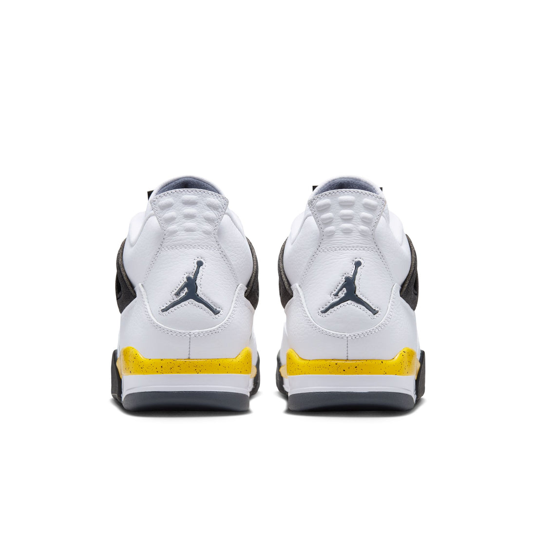 Air Jordan 4 Retro (White/Tour Yellow/Dark Blue Grey/Black)