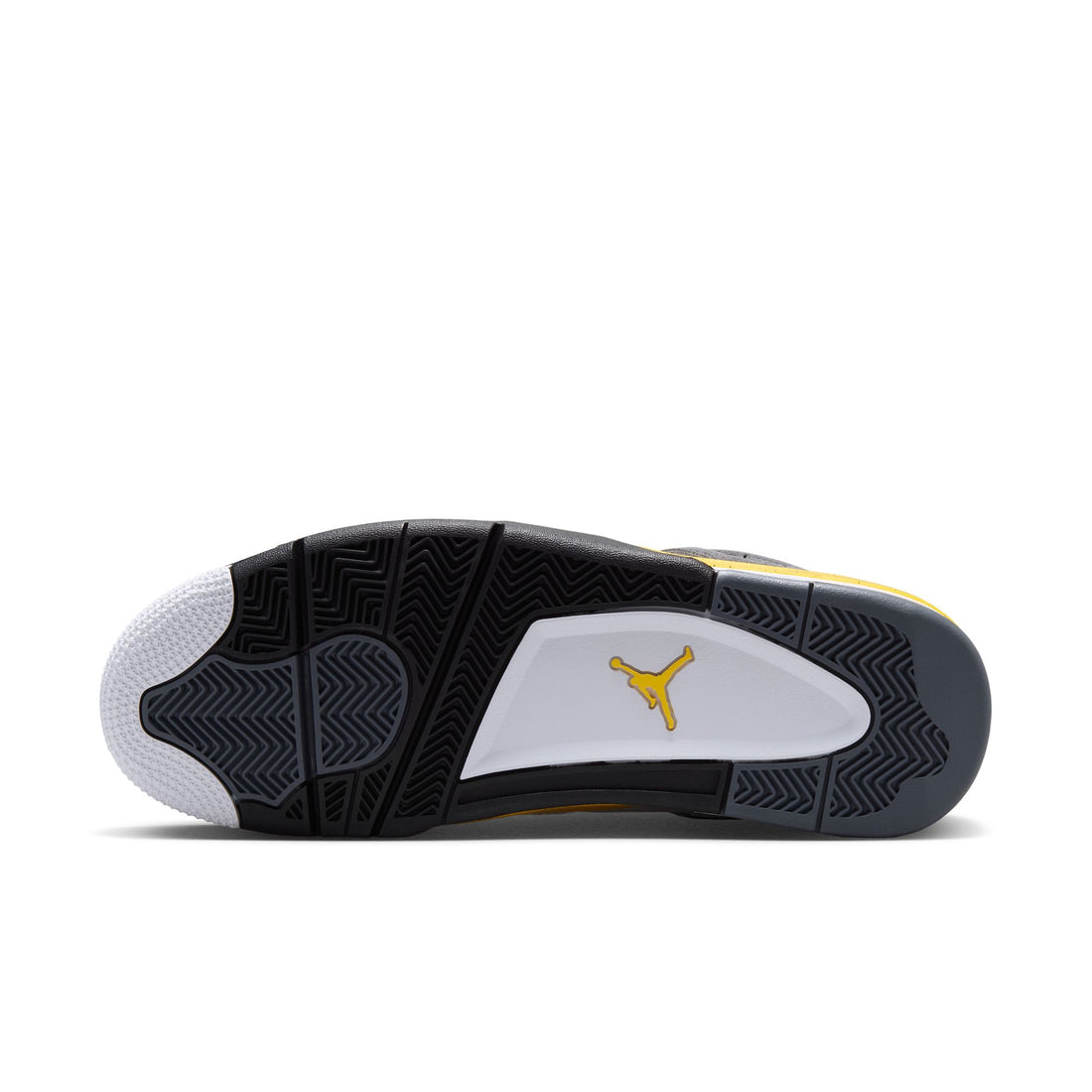 Air Jordan 4 Retro (White/Tour Yellow/Dark Blue Grey/Black)