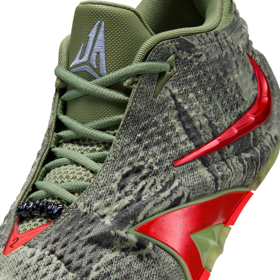 Nike Ja 4 Halloween (Oil Green/Bright Crimson)