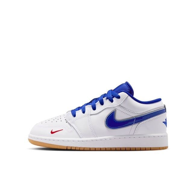 Air Jordan 1 Low SE BG (White/University Red/Old Royal)