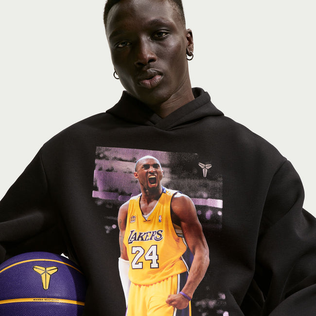 Nike Kobe Bryant Dri-FIT Fleece Pullover Basketball Hoodie (Black)