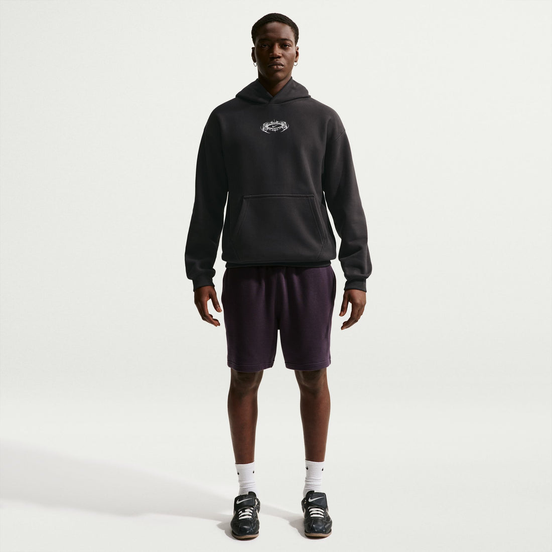 Nike Solo Swoosh Pullover Hoodie (Black)