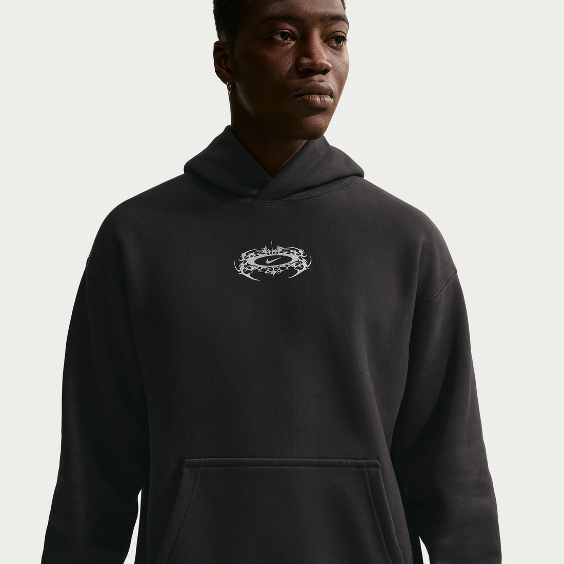 Nike Solo Swoosh Pullover Hoodie (Black)