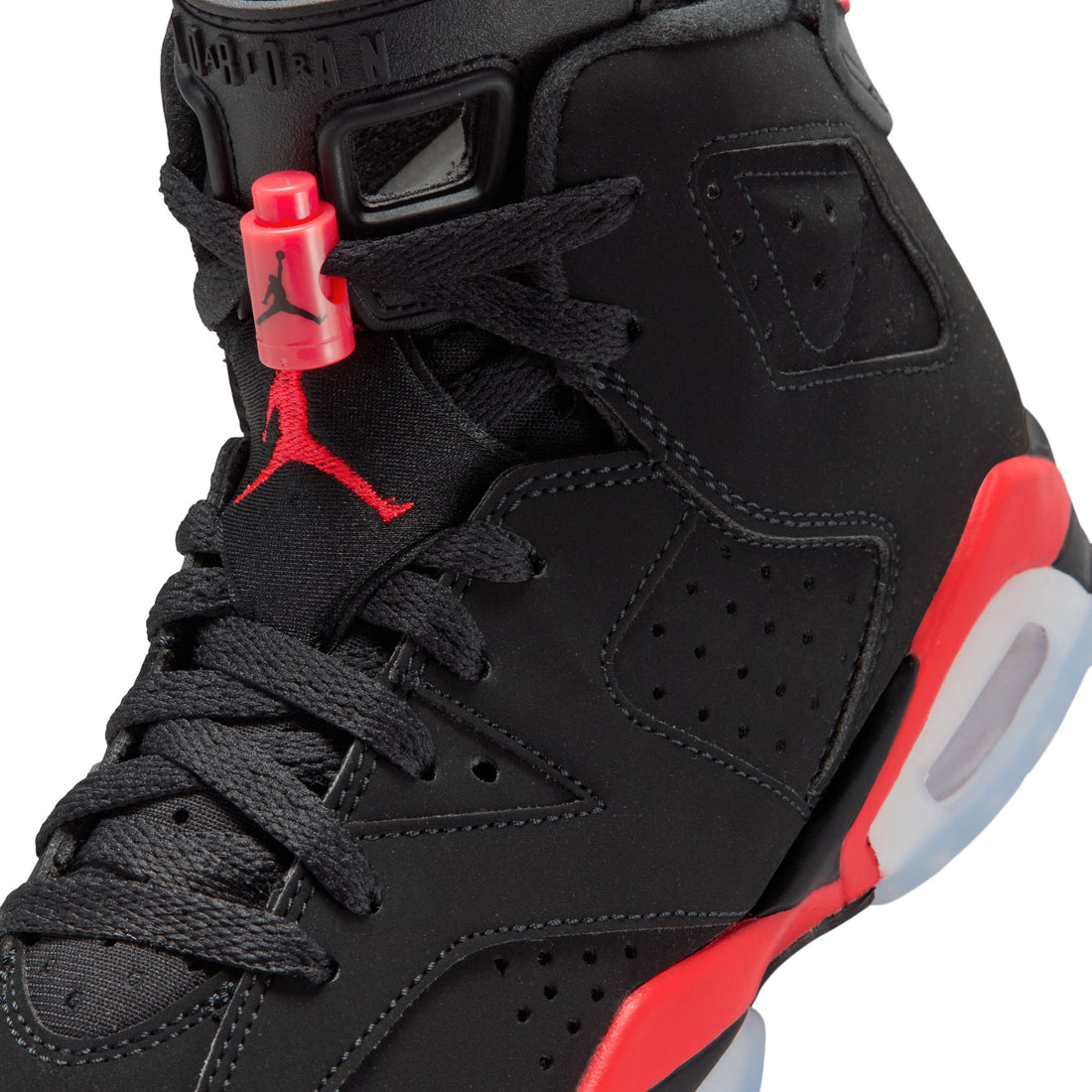Air Jordan 6 Retro GS (Black/LT Crimson)
