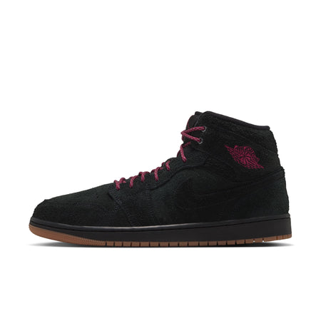 Air Jordan 1 Mid SE (Black/Team Red/Gum Med Brown)