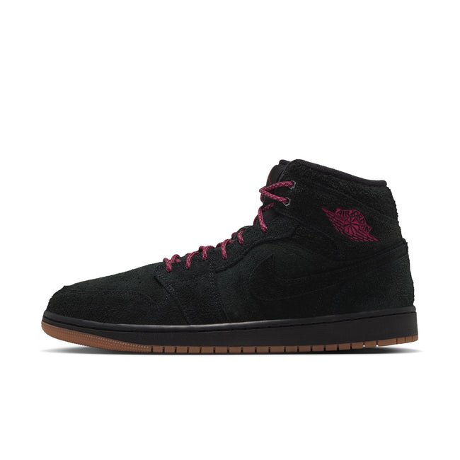 Air Jordan 1 Mid SE (Black/Team Red/Gum Med Brown)