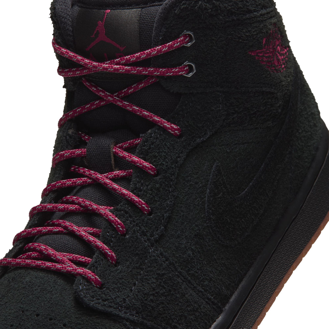 Air Jordan 1 Mid SE (Black/Team Red/Gum Med Brown)